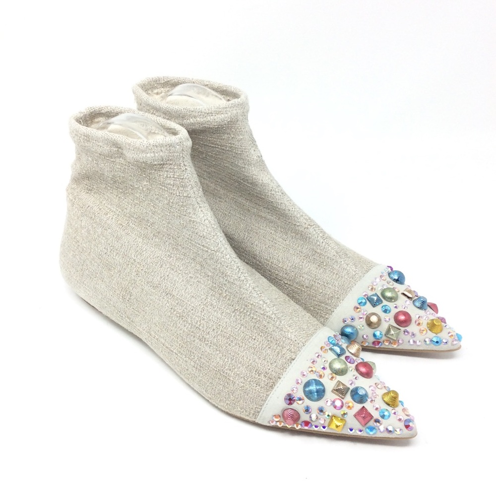 RAS Ankle Booties Boots Embellished Jeweled EUR 38